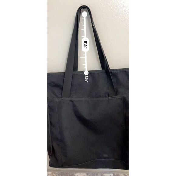 Roxy black canvas tote with matching wristlet - Picture 10 of 14